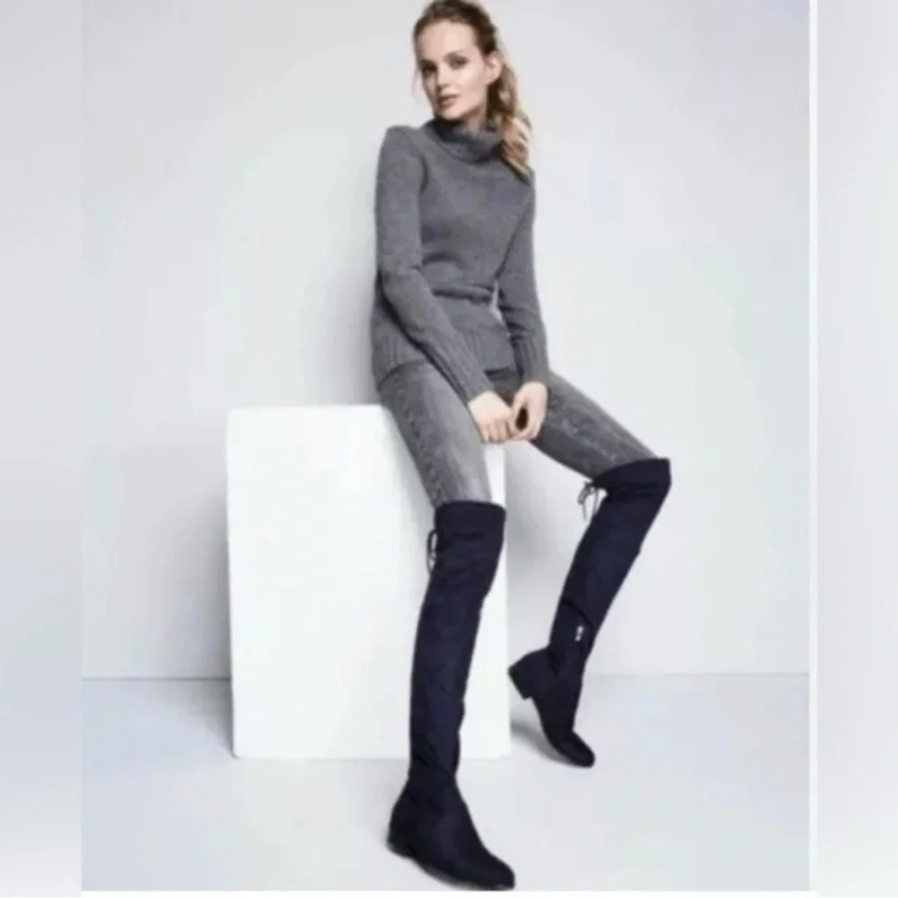 Marc Fisher Black Over the Knee Boots size 6